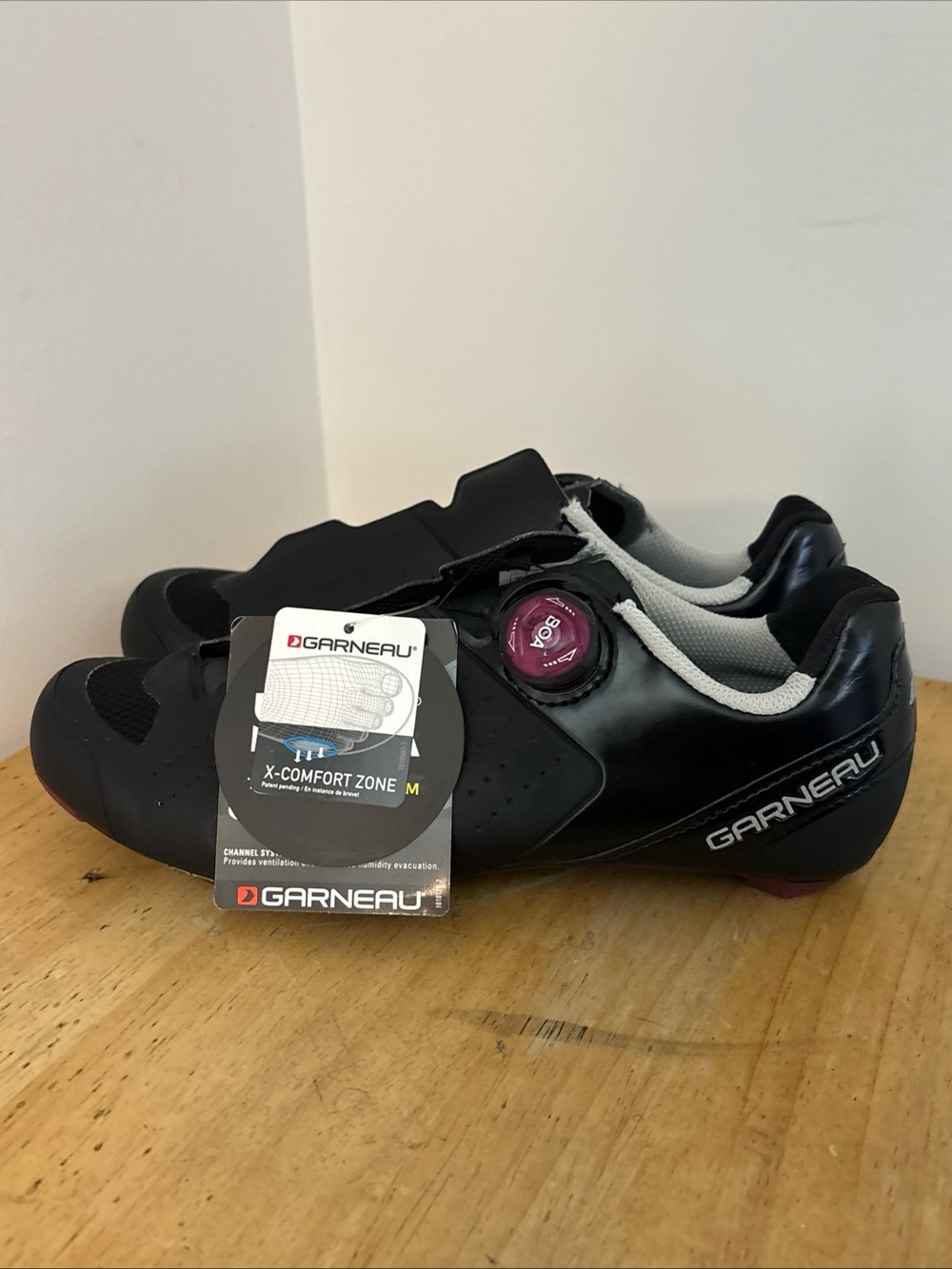 NEW Louis Garneau Women’s Carbon Road Cycling Shoes BOA Black US 10 EU 41